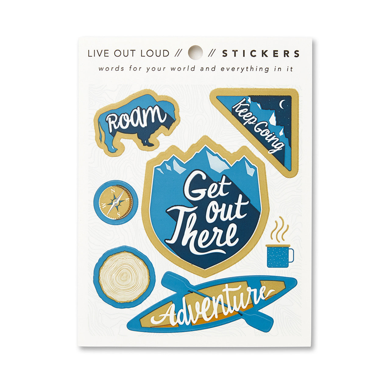 Get Out There Sticker Set