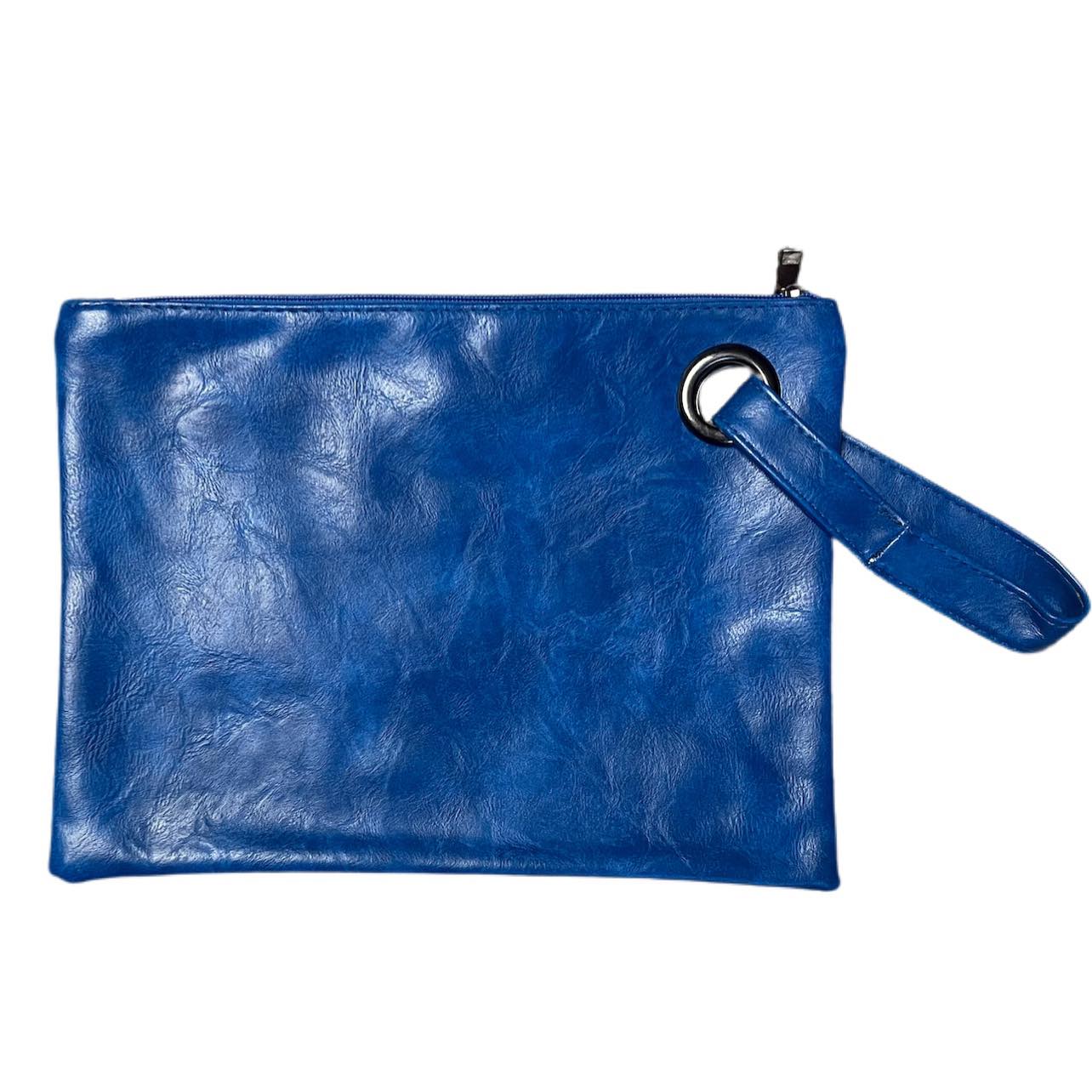 Susan Vegan Leather Handbag-Clutch - Solids