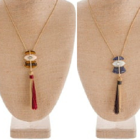 Tassel Stone Necklace