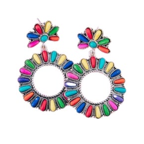 Western Circle Earring