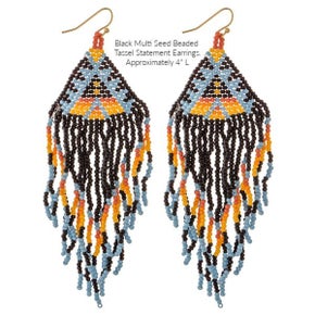 Aztech Seed Bead Earring