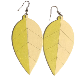 Teardrop Leaf Earring