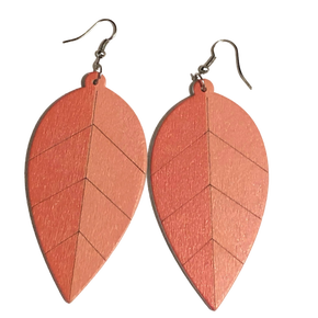 Teardrop Leaf Earring