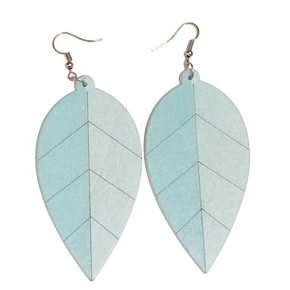 Teardrop Leaf Earring