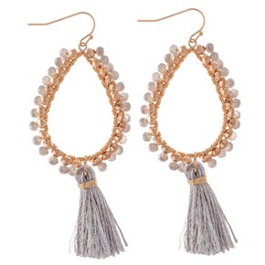 Beaded Tassel Earring