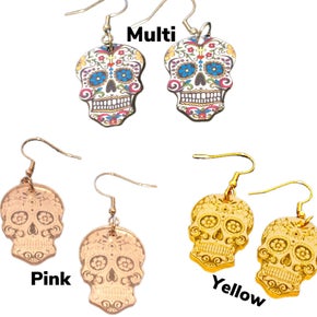 Sugar Skull Earring