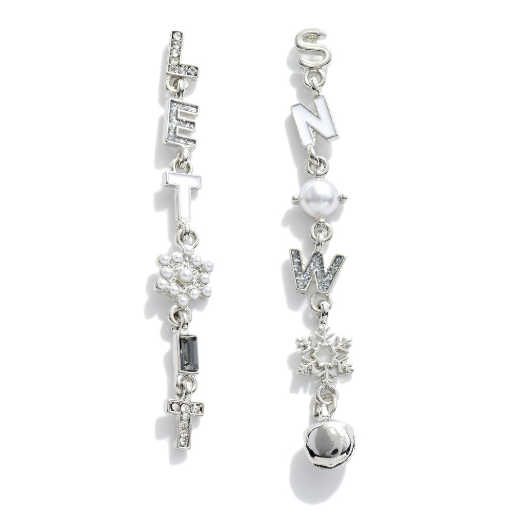 Let It Snow Earring Silver