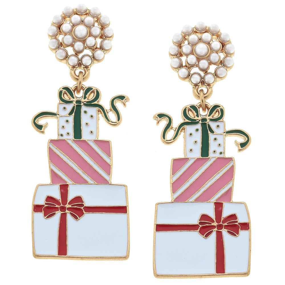 Enamel Gift Earrings