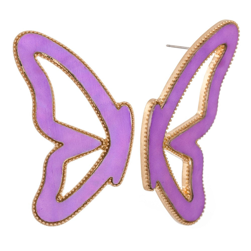 Butterfly Pair Enamel Earrings