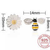 Bee & Daisy Stud Earrings